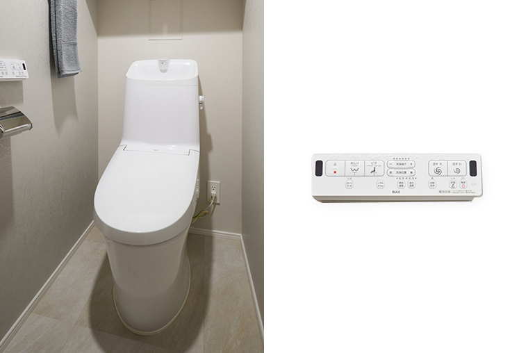 シャワートイレ一体型便器